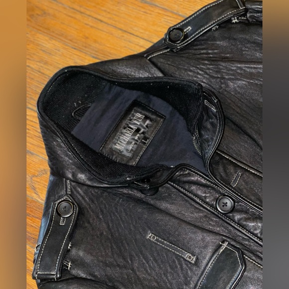 Michaela Fur Brand: Black Leather luxury jacket - Picture 7 of 10